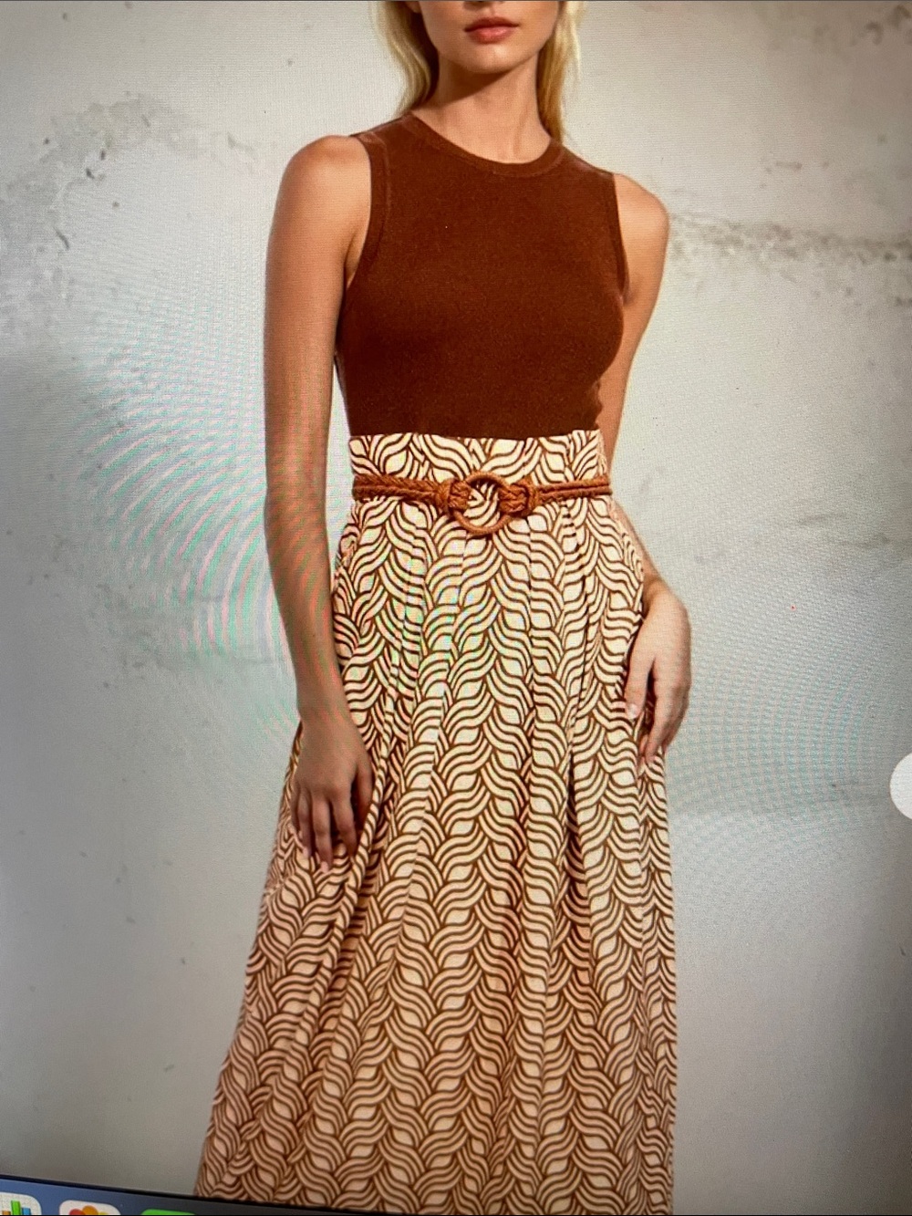 Eva Franco Noah dress in Montenegro brown sz 6